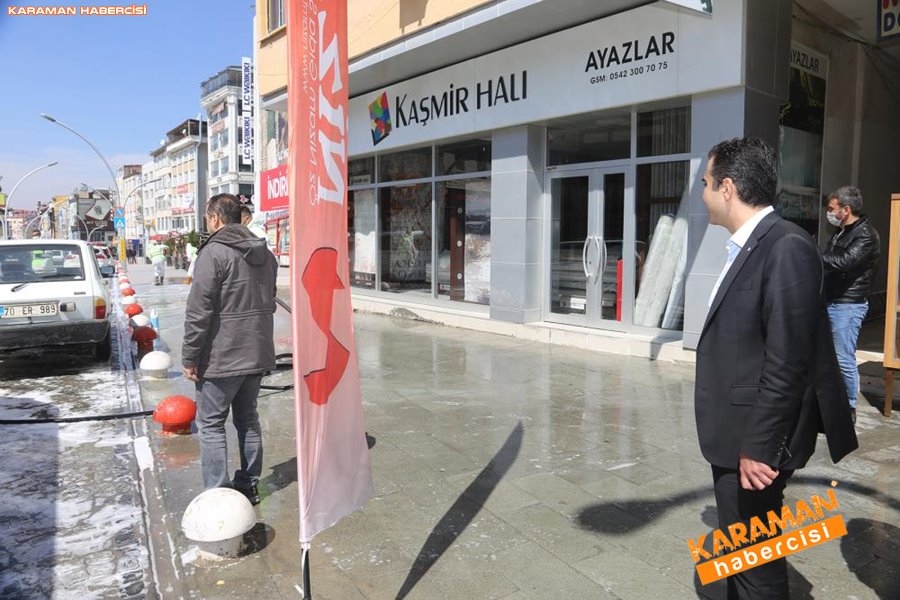 Karaman Belediyesi Yol ve Parklarda Çalışıyor 12