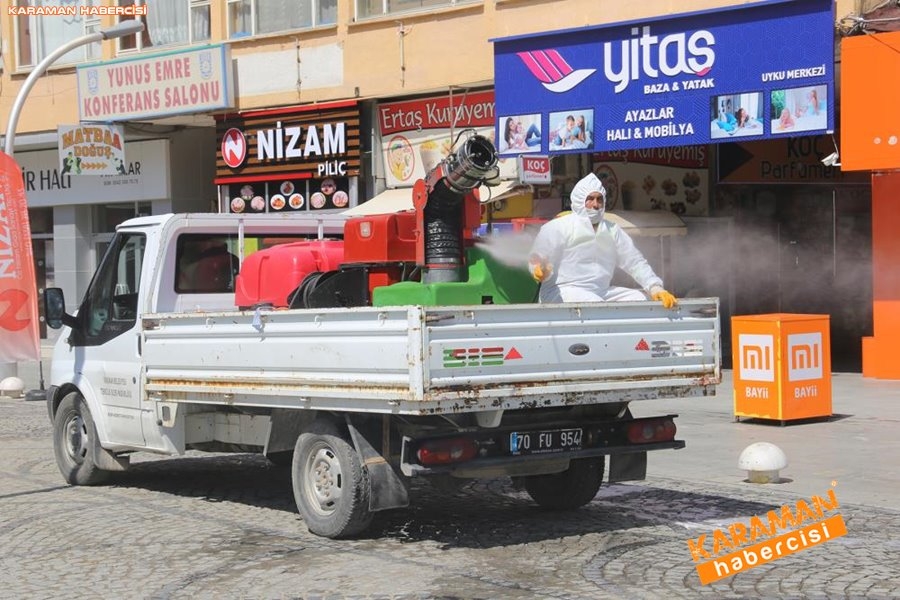 Karaman Belediyesi Yol ve Parklarda Çalışıyor 16