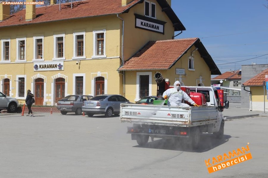 Karaman Belediyesi Yol ve Parklarda Çalışıyor 18