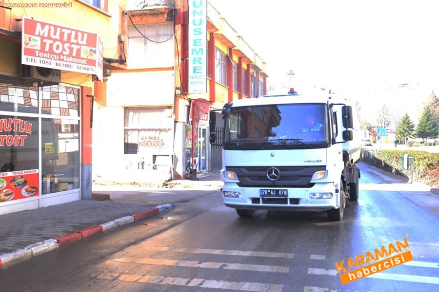 Karaman Belediyesi Yol ve Parklarda Çalışıyor 19