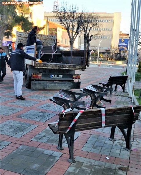 Karaman Belediyesi Yol ve Parklarda Çalışıyor 22