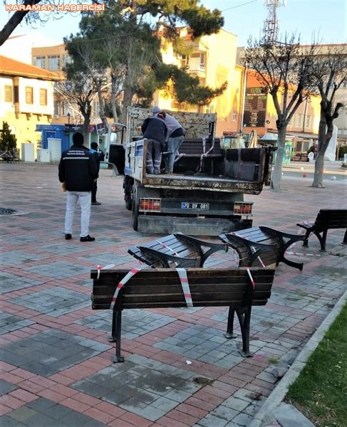 Karaman Belediyesi Yol ve Parklarda Çalışıyor 25