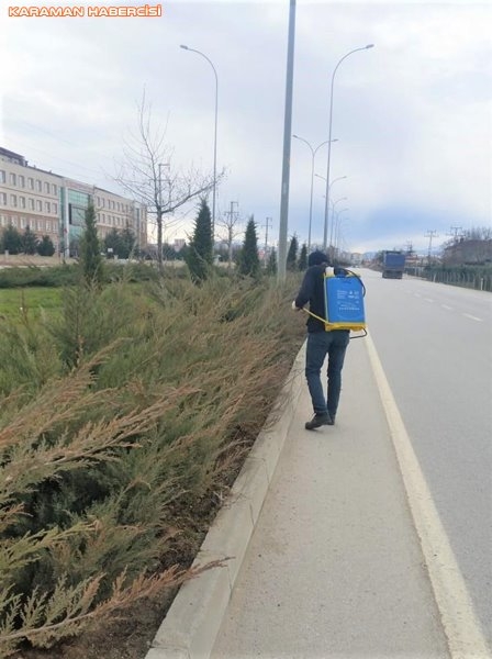 Karaman'da Çevre Düzenlemeleri ve Korona Virüs Temizliği 11