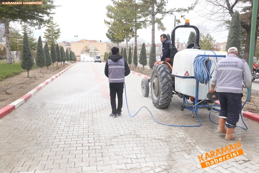 Karaman'da Çevre Düzenlemeleri ve Korona Virüs Temizliği 17