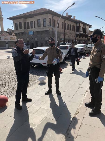 Karaman'da Maske Dağıtımı 8