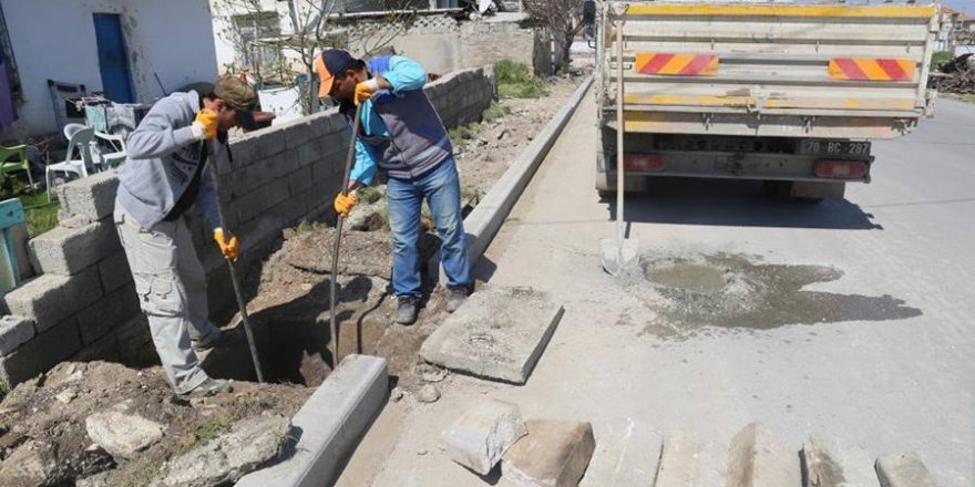 Karaman'da Yol ve Çevre Düzenlemesi Çalışmaları