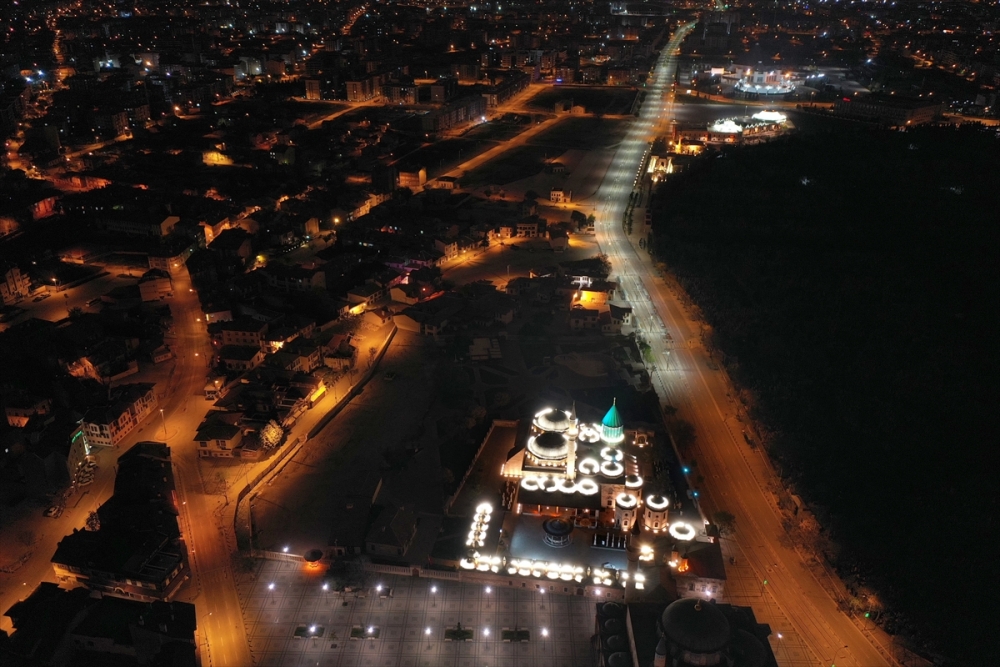Konya'da Sessiz Gece Havadan Görüntülendi 11