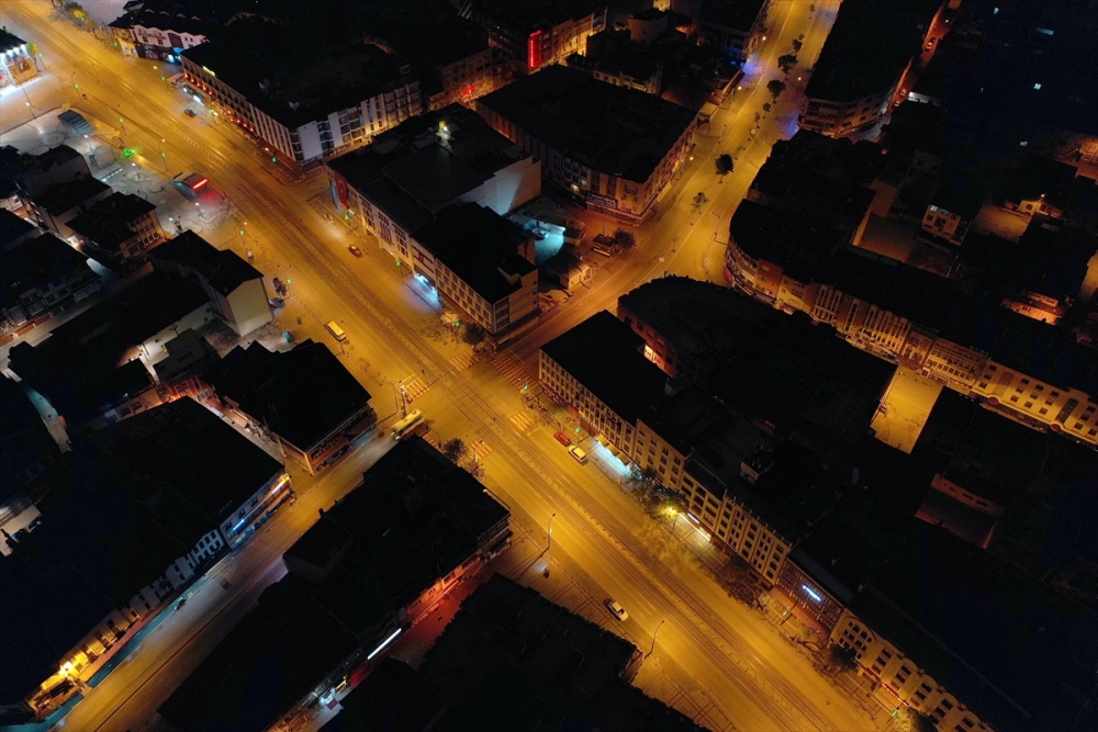 Konya'da Sessiz Gece Havadan Görüntülendi 17