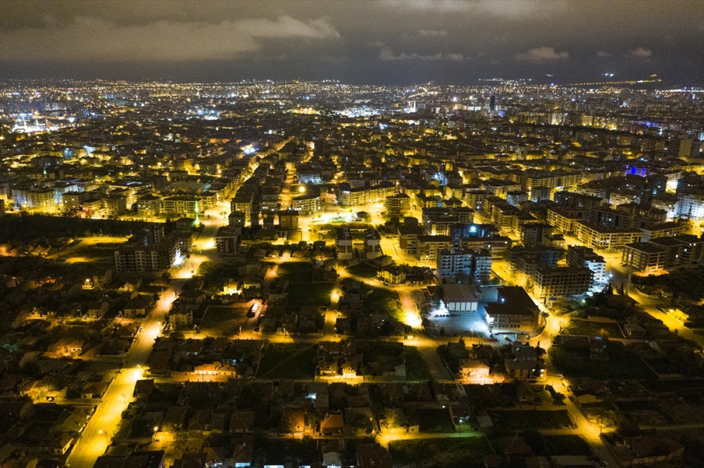 Konya'da Sessiz Gece Havadan Görüntülendi 18