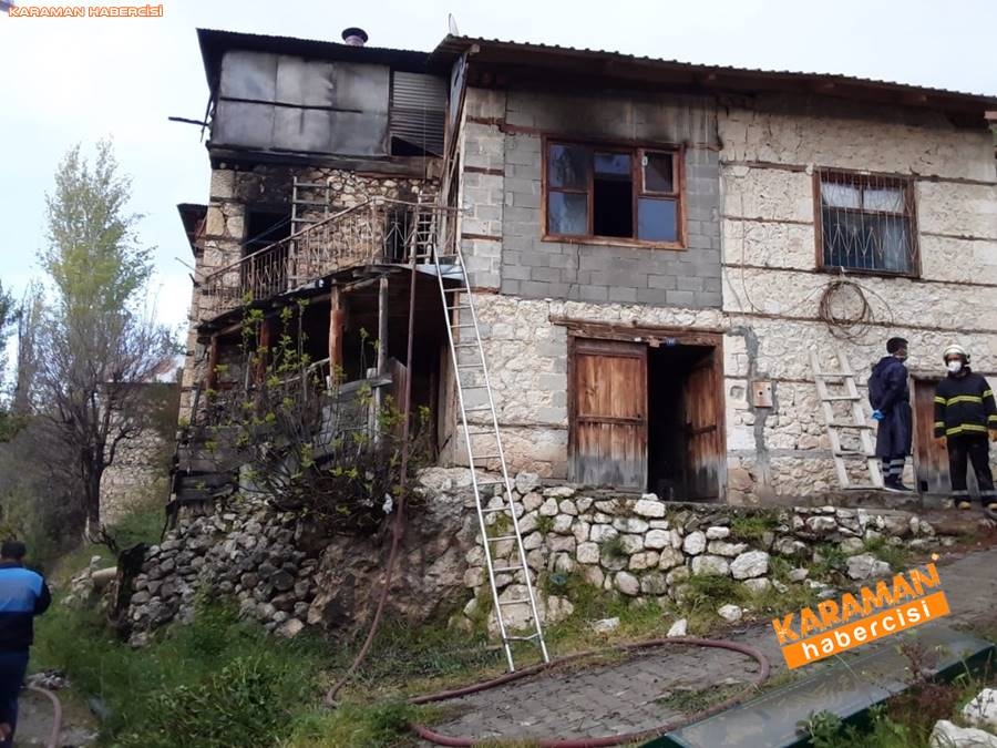 Karaman'ın Ermenek İlçesinde Yangın 10