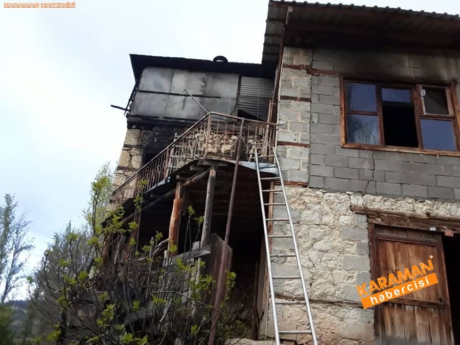 Karaman'ın Ermenek İlçesinde Yangın 11