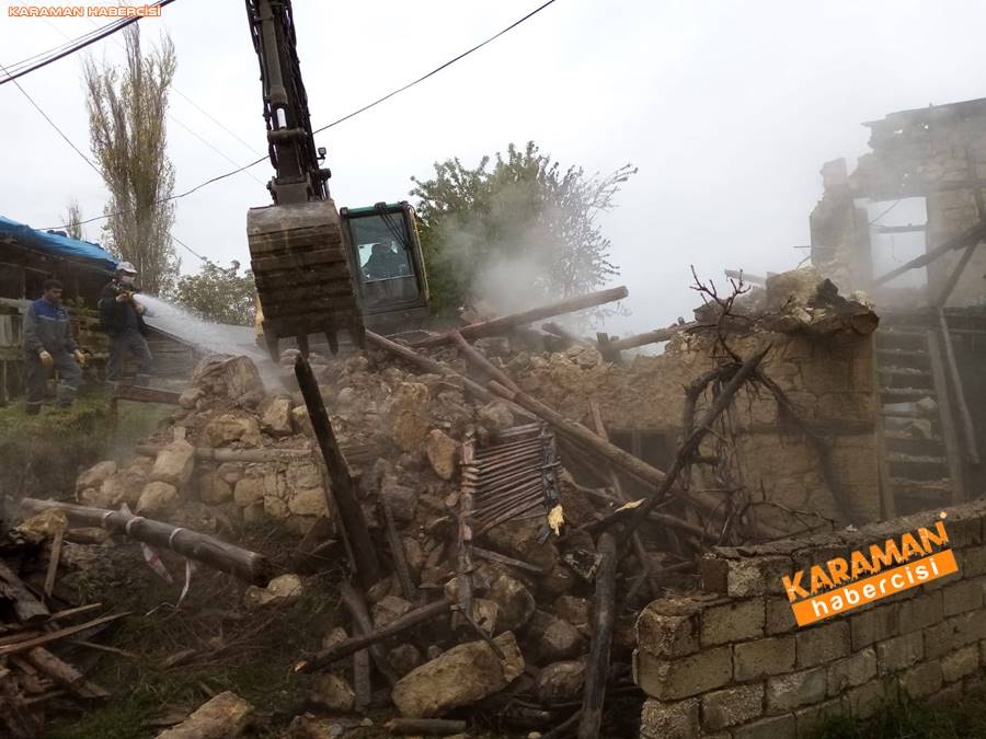 Karaman'ın Ermenek İlçesinde Yangın 13