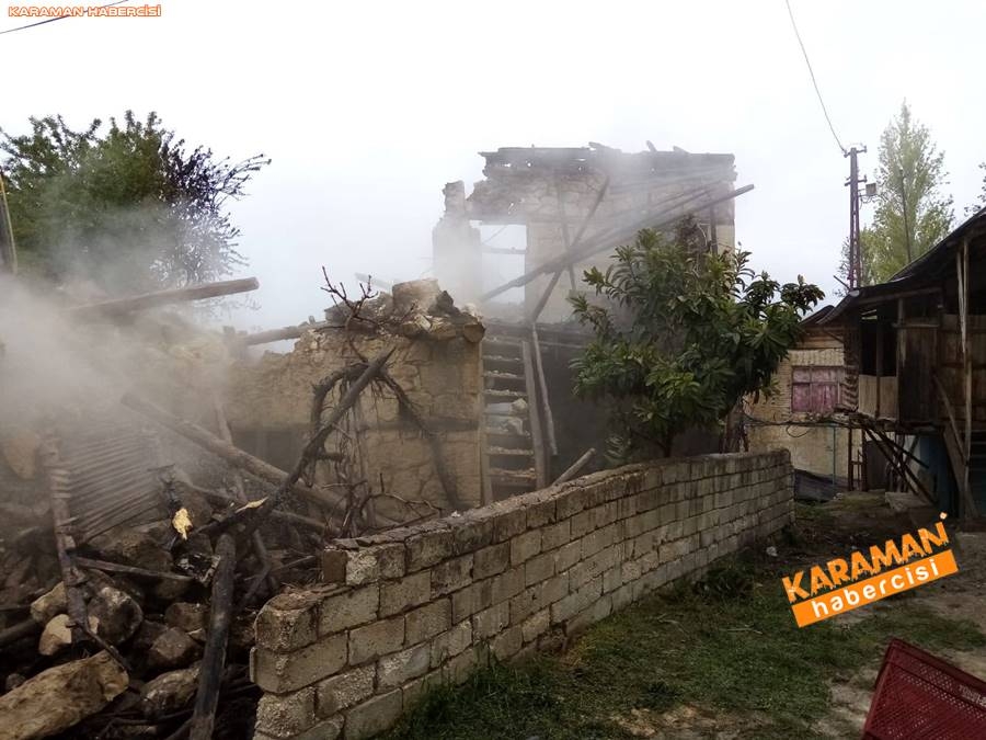 Karaman'ın Ermenek İlçesinde Yangın 15