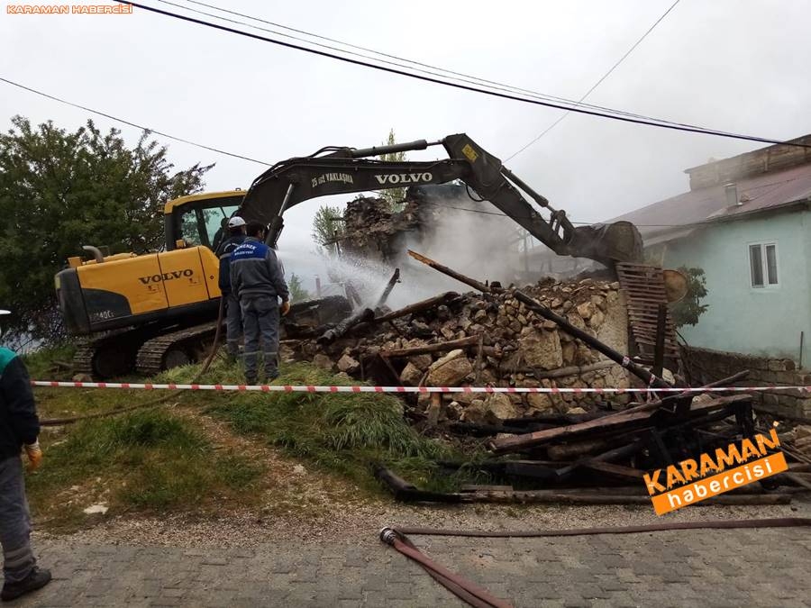 Karaman'ın Ermenek İlçesinde Yangın 17