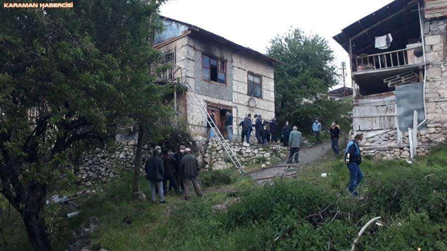 Karaman'ın Ermenek İlçesinde Yangın 8