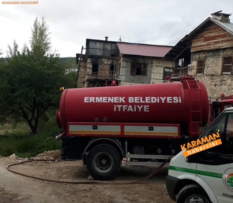 Karaman'ın Ermenek İlçesinde Yangın 9