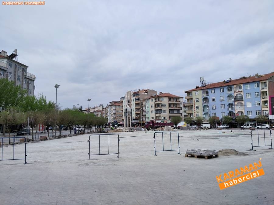 Karaman'da Meydan ve Yollarda Yenileme Çalışmaları 3