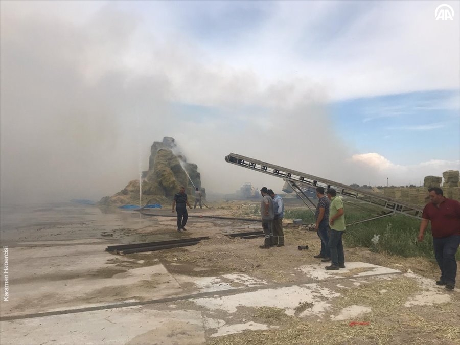 Aksaray'da Yem Fabrikası Yangını 13