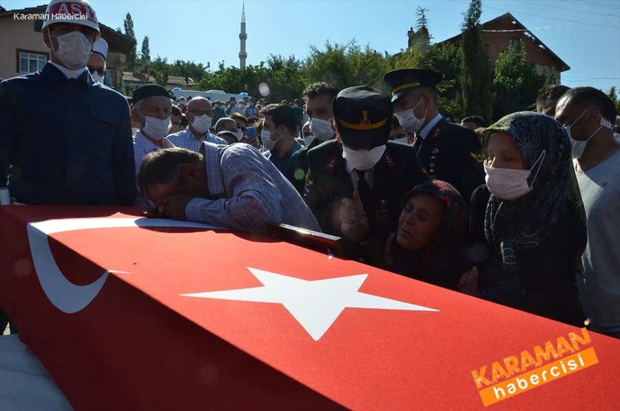 Sözleşmeli Piyade Er Mustafa Ahmet Demir, memleketi Karaman'da son yolcu 10