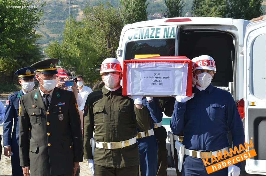 Sözleşmeli Piyade Er Mustafa Ahmet Demir, memleketi Karaman'da son yolcu 11