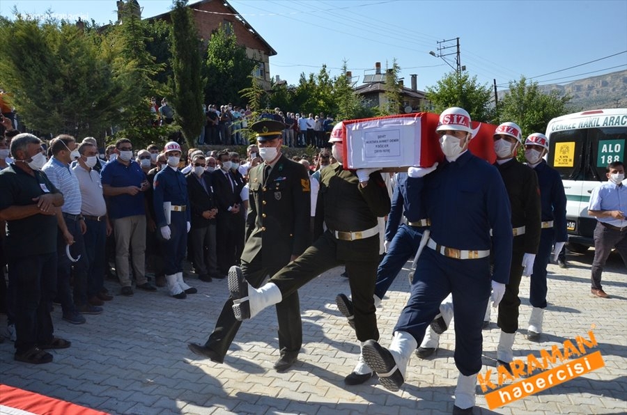 Sözleşmeli Piyade Er Mustafa Ahmet Demir, memleketi Karaman'da son yolcu 7