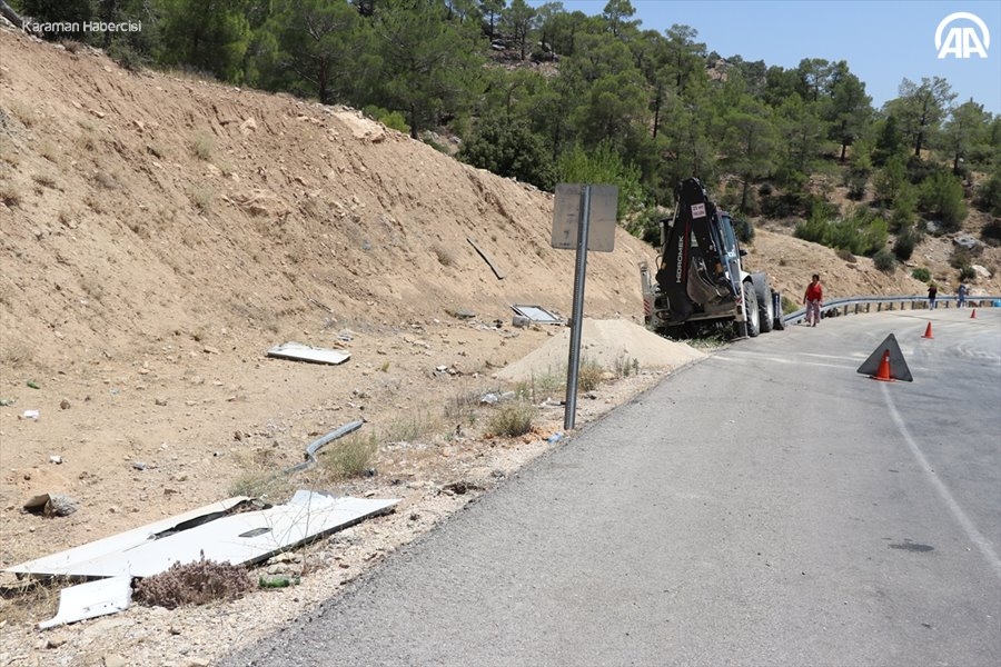 Karaman Mut Yolunda Otobüs Kazasından Adım Adım Fotoğraflar 13
