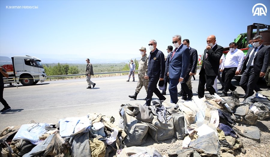 Karaman Mut Yolunda Otobüs Kazasından Adım Adım Fotoğraflar 28