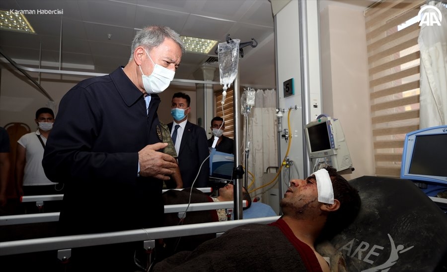 Karaman Mut Yolunda Otobüs Kazasından Adım Adım Fotoğraflar 36