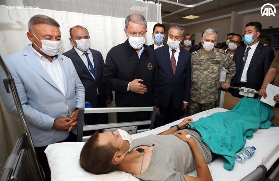 Karaman Mut Yolunda Otobüs Kazasından Adım Adım Fotoğraflar 39