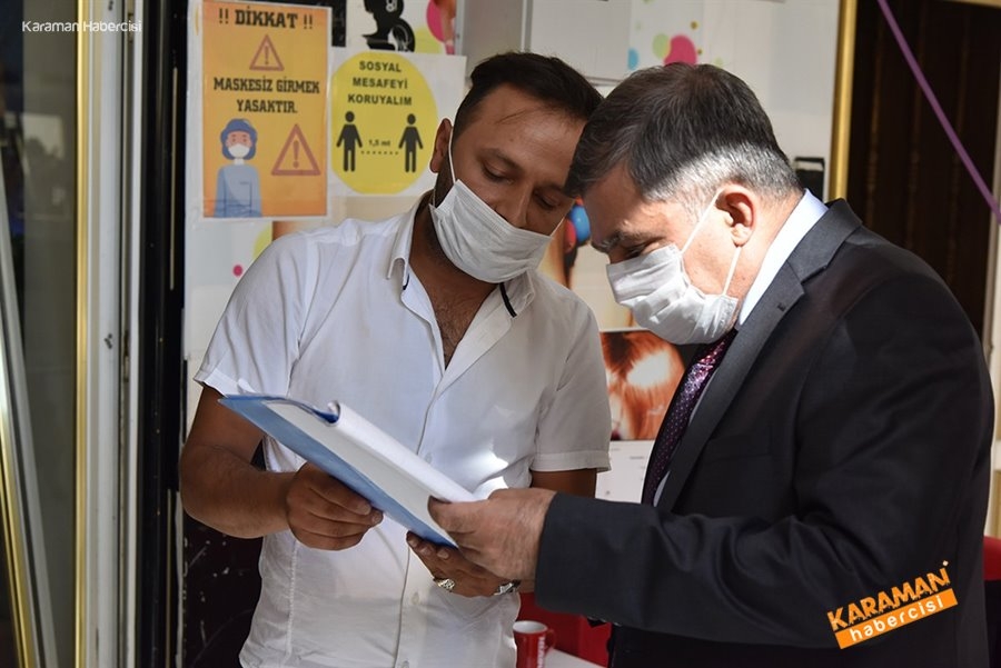 Karaman'da Koronavirüs Denetimleri 16