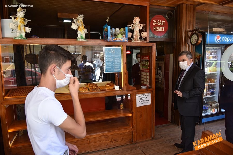 Karaman'da Koronavirüs Denetimleri 9