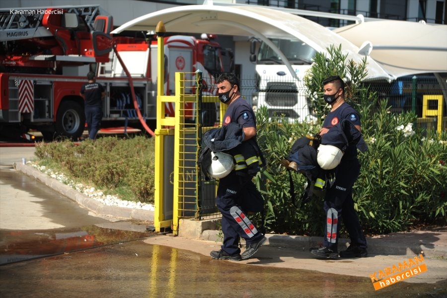 Antalya'da Fabrika Yangını 10