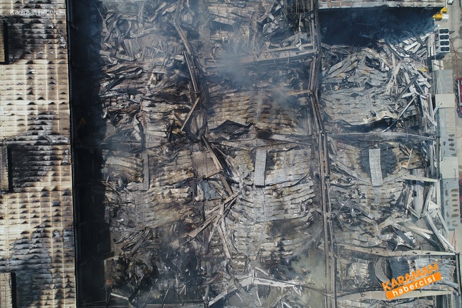 Antalya'da Fabrika Yangını 17