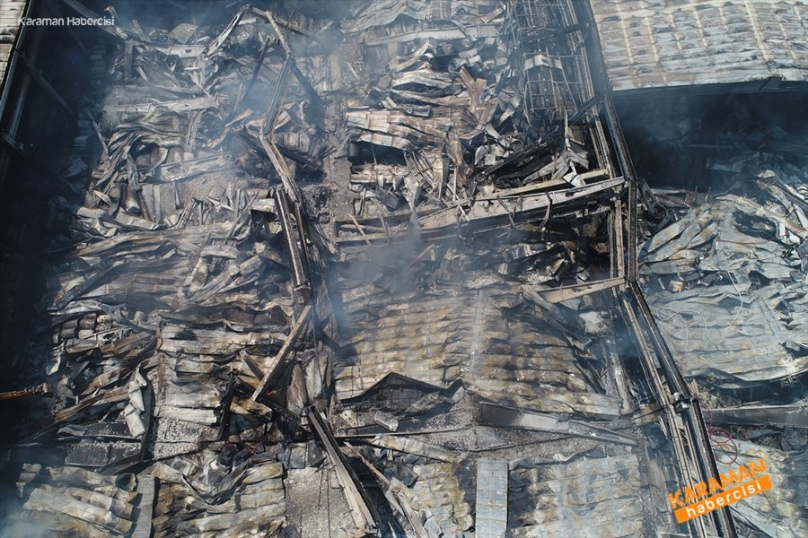 Antalya'da Fabrika Yangını 18