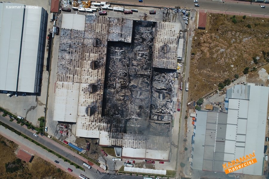 Antalya'da Fabrika Yangını 19