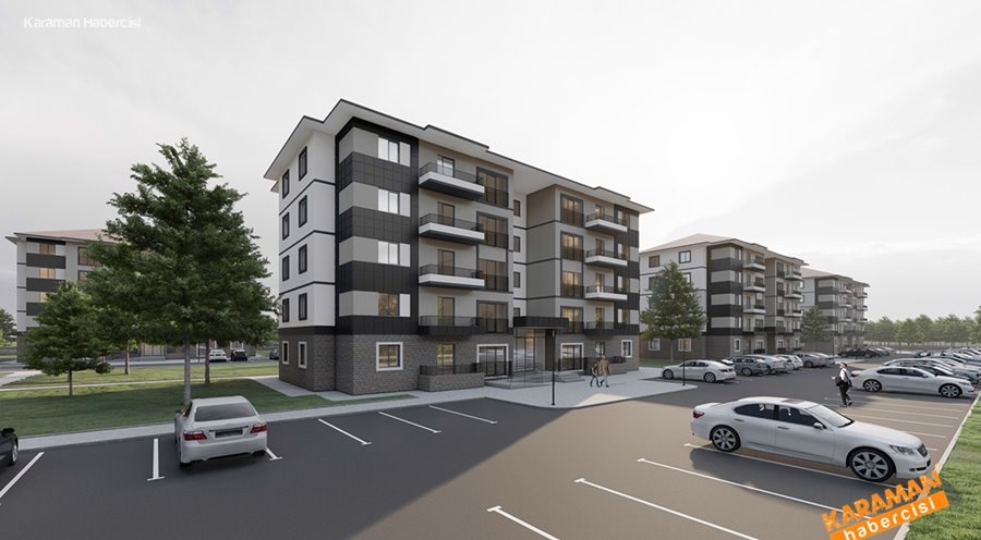 Karaman TOKİ 6 ve TOKİ 7 Evleri Son Durum 16