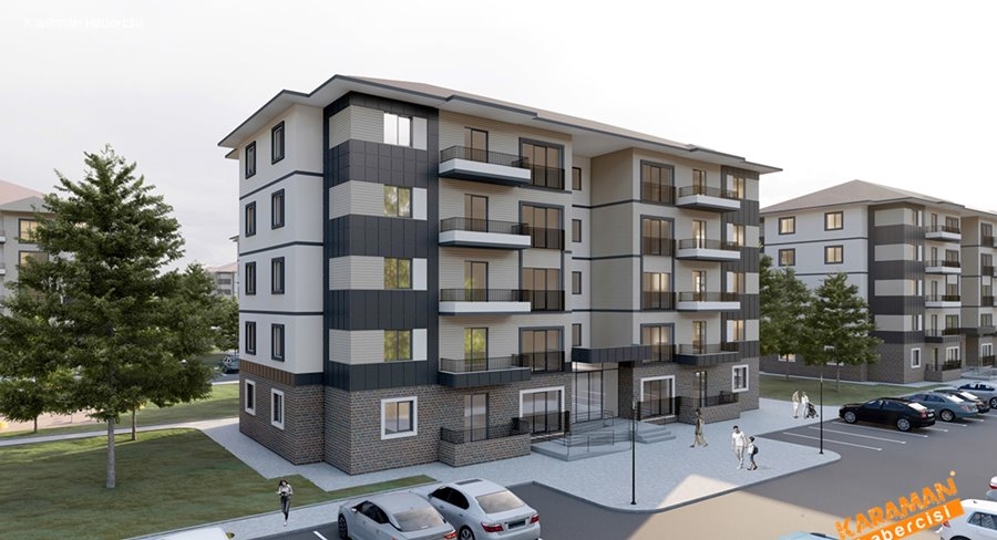 Karaman TOKİ 6 ve TOKİ 7 Evleri Son Durum 17