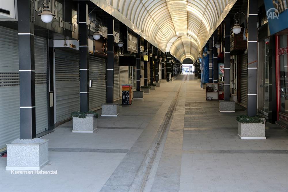 Kısıtlama Günlerinde Aksaray Manzarası 11