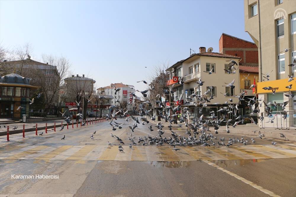 Kısıtlama Günlerinde Aksaray Manzarası 16
