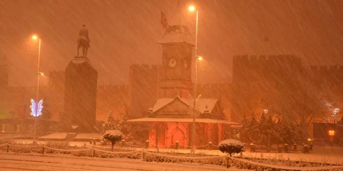 Kayseri'de Kar Yağışı