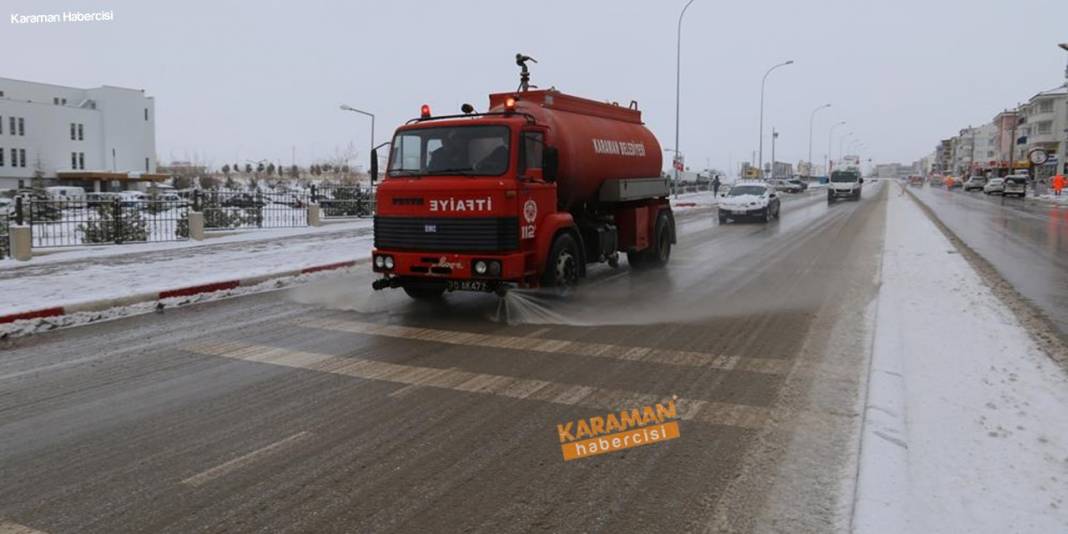Kar Yağışıyla Birlikte Belediye Ekipleri Olumsuzluklara Karşı Sahadaydı 10