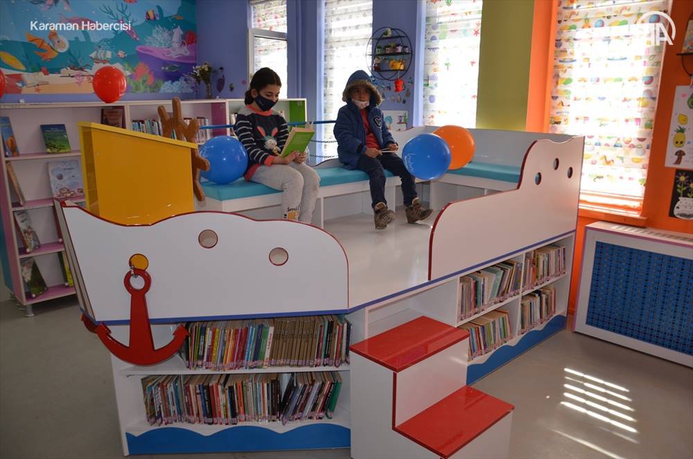 Karaman'da Çocuk ve Türkçe Kütüphaneleri Açıldı 11