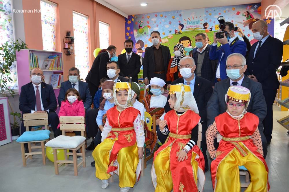 Karaman'da Çocuk ve Türkçe Kütüphaneleri Açıldı 9