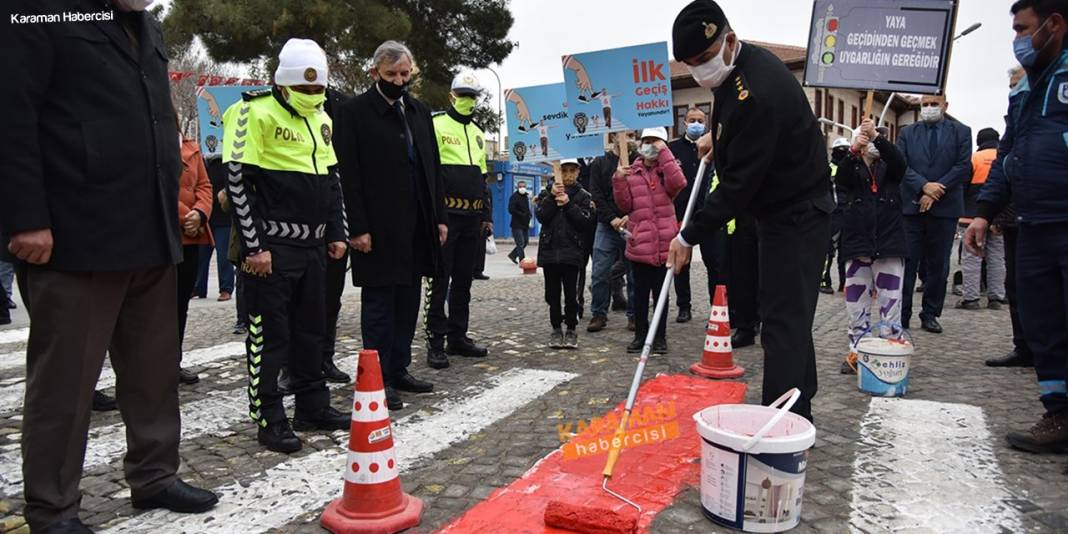 Karaman'da "Yaya Önceliği Kırmızı Çizgimizdir" Etkinliği Yapıldı 10