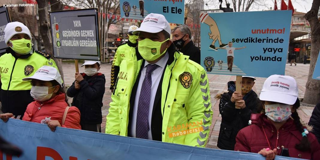 Karaman'da "Yaya Önceliği Kırmızı Çizgimizdir" Etkinliği Yapıldı 11