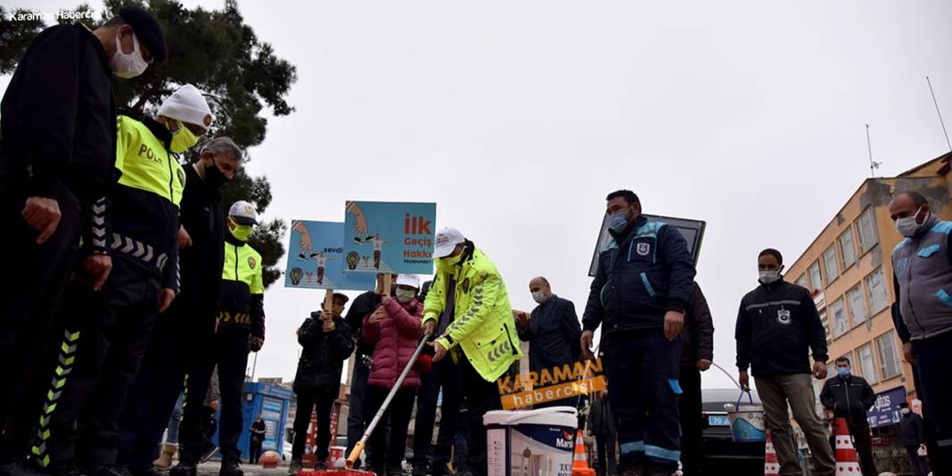 Karaman'da "Yaya Önceliği Kırmızı Çizgimizdir" Etkinliği Yapıldı 12