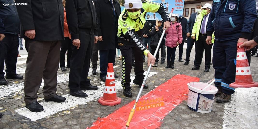 Karaman'da "Yaya Önceliği Kırmızı Çizgimizdir" Etkinliği Yapıldı 13