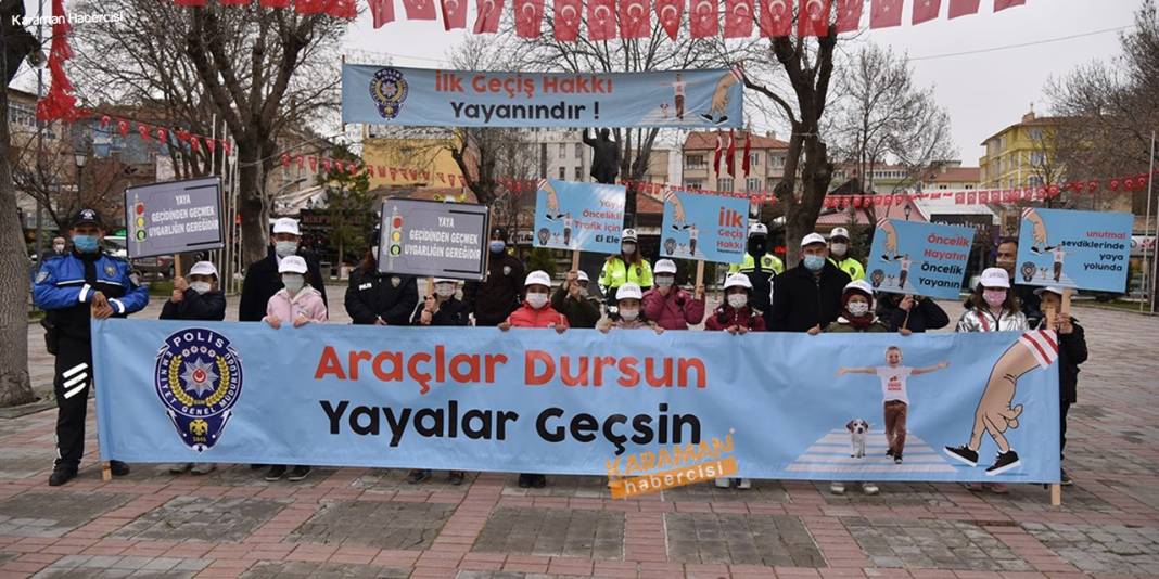 Karaman'da "Yaya Önceliği Kırmızı Çizgimizdir" Etkinliği Yapıldı 18