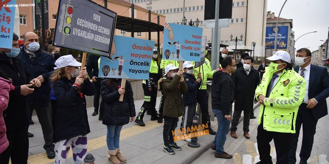 Karaman'da "Yaya Önceliği Kırmızı Çizgimizdir" Etkinliği Yapıldı 20