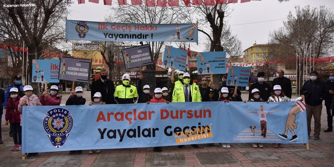 Karaman'da "Yaya Önceliği Kırmızı Çizgimizdir" Etkinliği Yapıldı 9